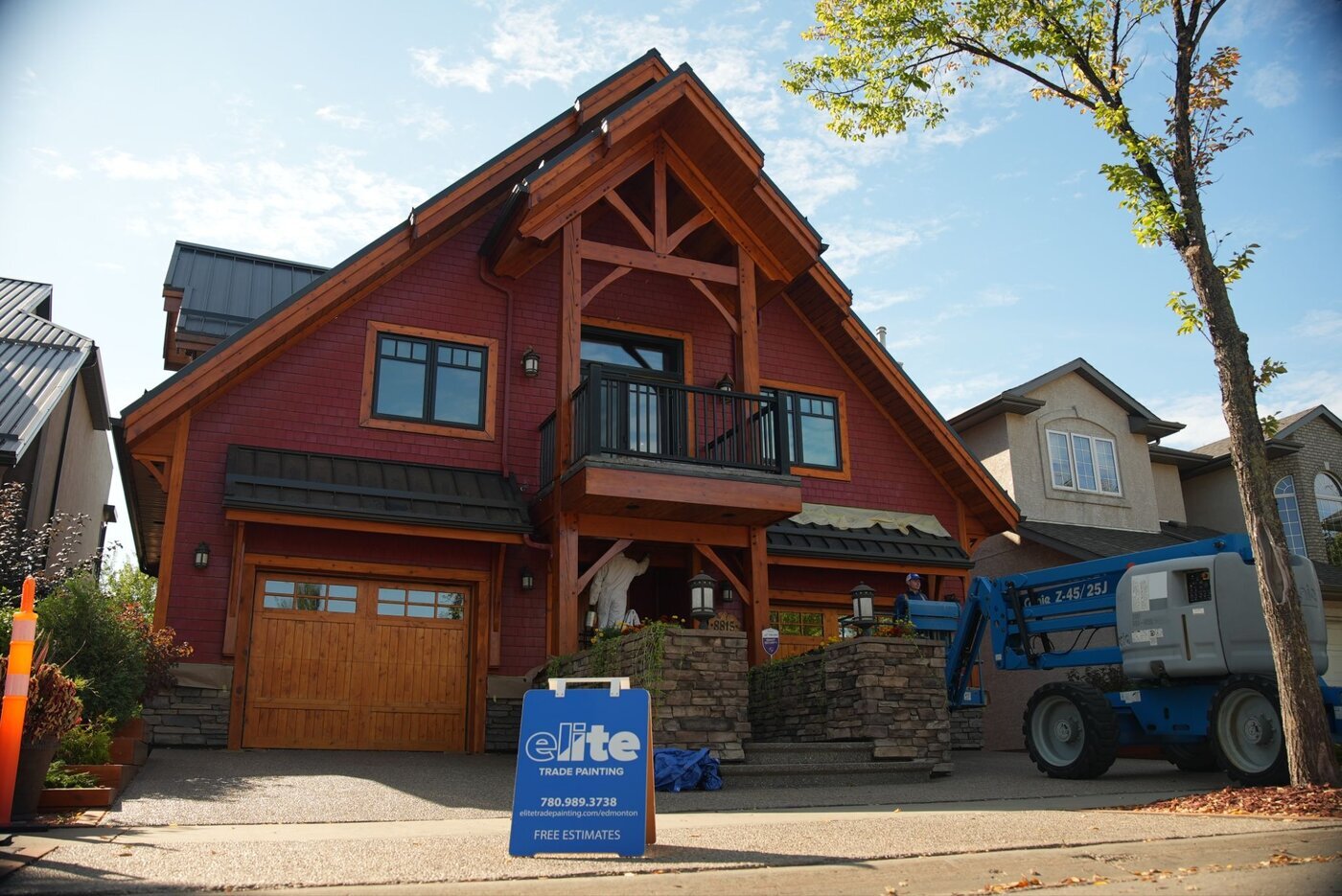 Elite Trade Painting Edmonton provides residential exterior painting, wood staining, and restoration services across Edmonton and surrounding areas