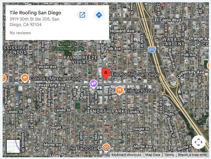 Tile Roofing San Diego