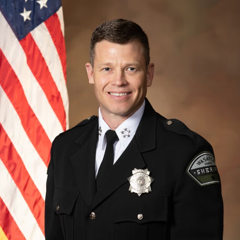 Sheriff Jared Rigby represents Wasatch County law enforcement leadership, focusing on school safety, public protection, and emergency response coordination.
