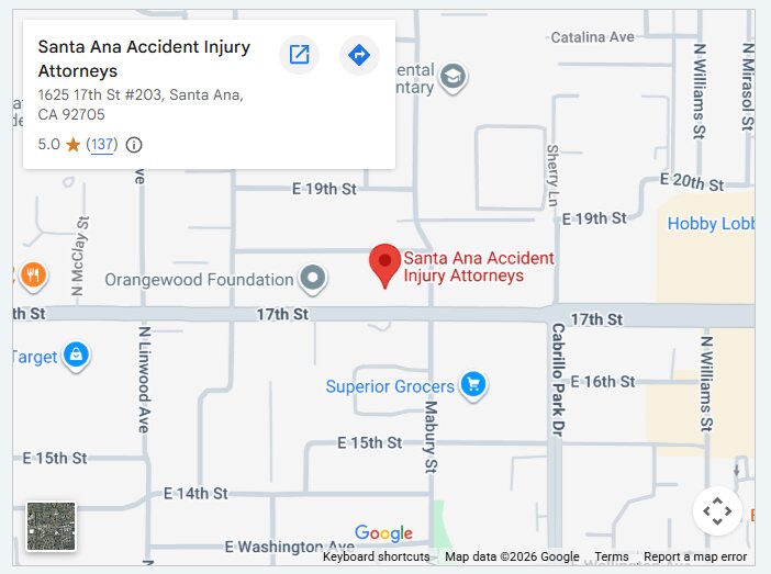 Santa Ana Accident Injury Attorneys