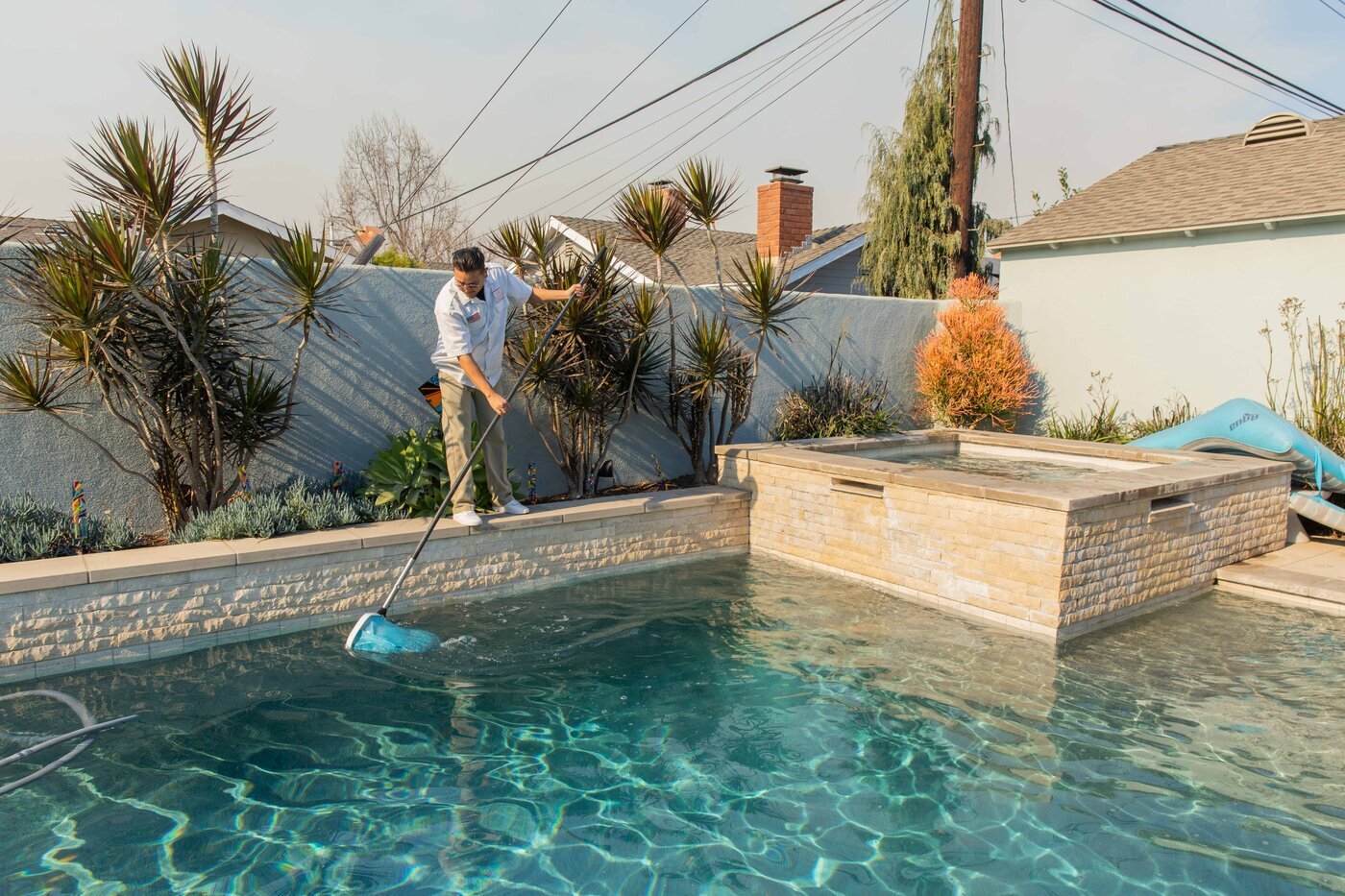 Adam's Pool and Spa Service provides residential and commercial pool cleaning, maintenance, repair, and equipment services throughout Long Beach and Los Angeles County.