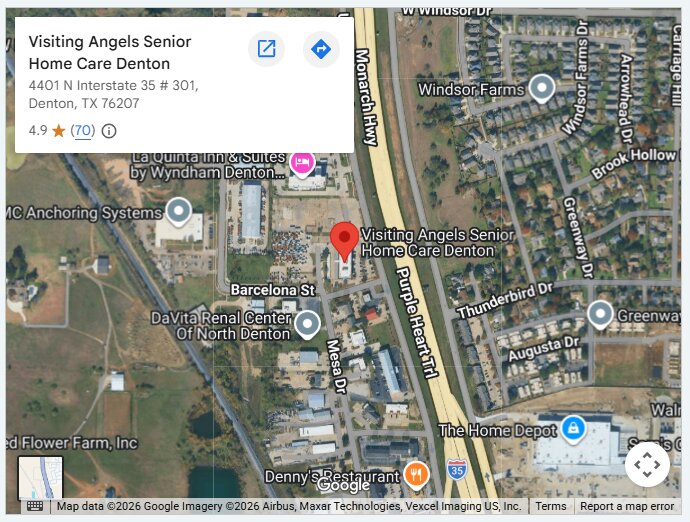 Visiting Angels Senior Home Care Denton