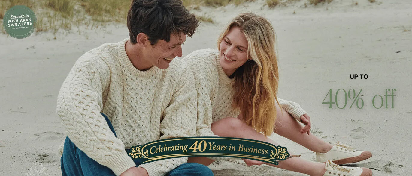 Founded in 1986, The Sweater Shop is an Irish, family-run retailer specialising in high-quality Aran sweaters and traditional knitwear.