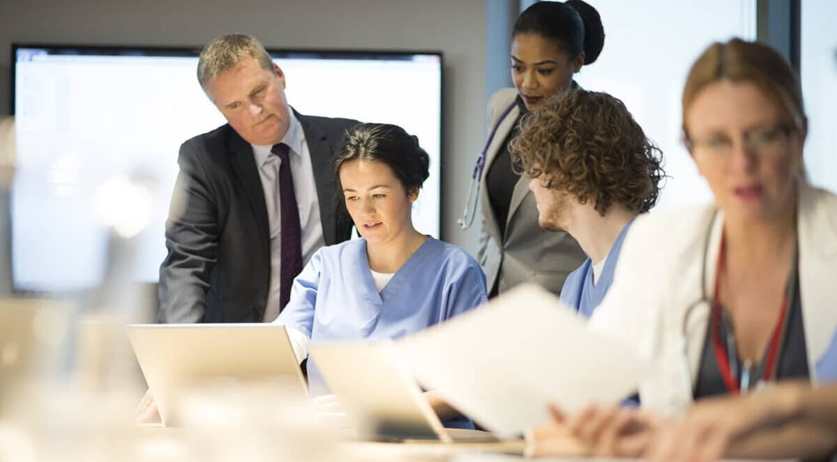 hospital team meeting