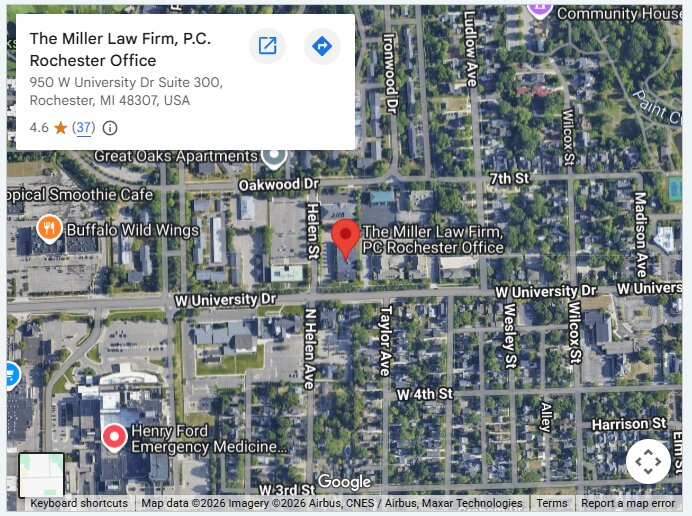 The Miller Law Firm, P.C. Rochester Office