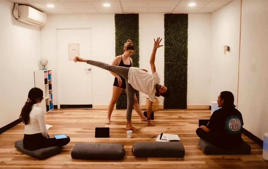 Tranquil Tree Yoga is a wellness studio based in Pacific Beach, San Diego, offering yoga and Pilates classes for students of various experience levels.