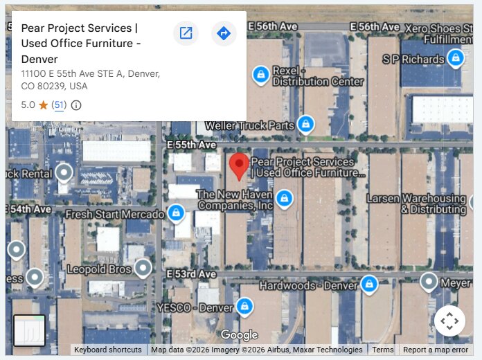 Pear Project Services | Used Office Furniture - Denver