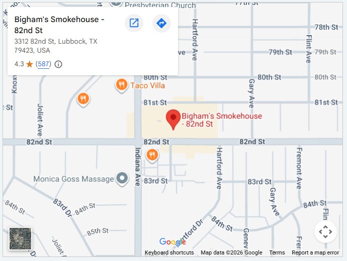 Bigham's Smokehouse - 82nd St