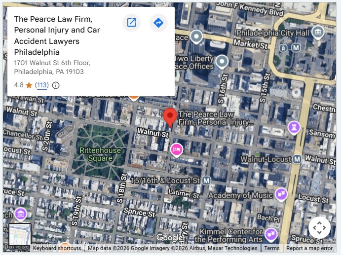 The Pearce Law Firm, Personal Injury and Car Accident Lawyers Philadelphia