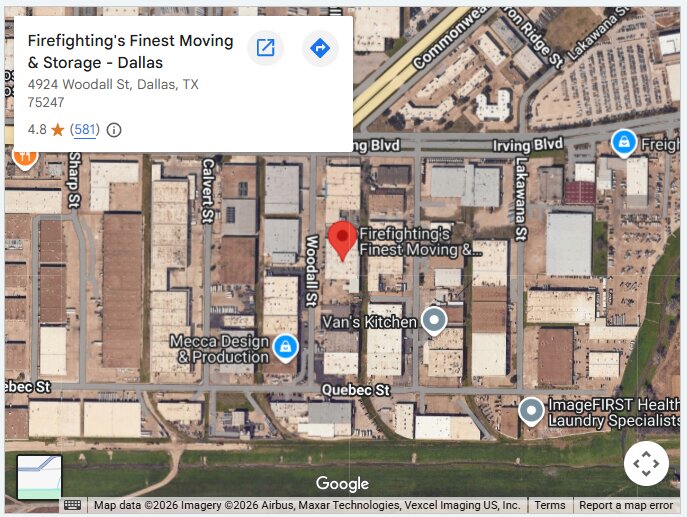 Firefighting's Finest Moving & Storage - Dallas
