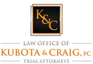 Kubota & Craig is a personal injury law firm based in Irvine, California, representing clients in motor vehicle accidents, wrongful death, and injury-related claims throughout Orange County and Southern California.
