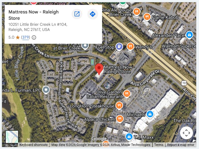 Mattress Now - Raleigh Store