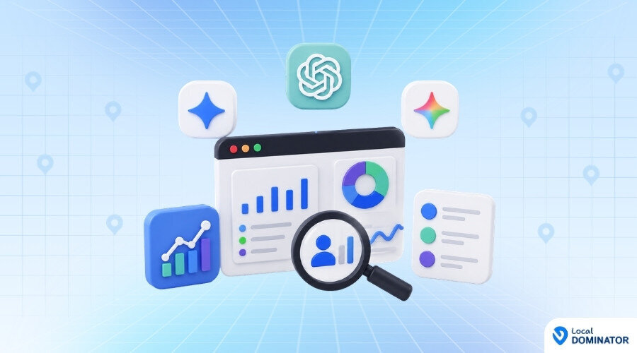 Local Dominator is an all-in-one platform that unifies local SEO management and AI search tracking