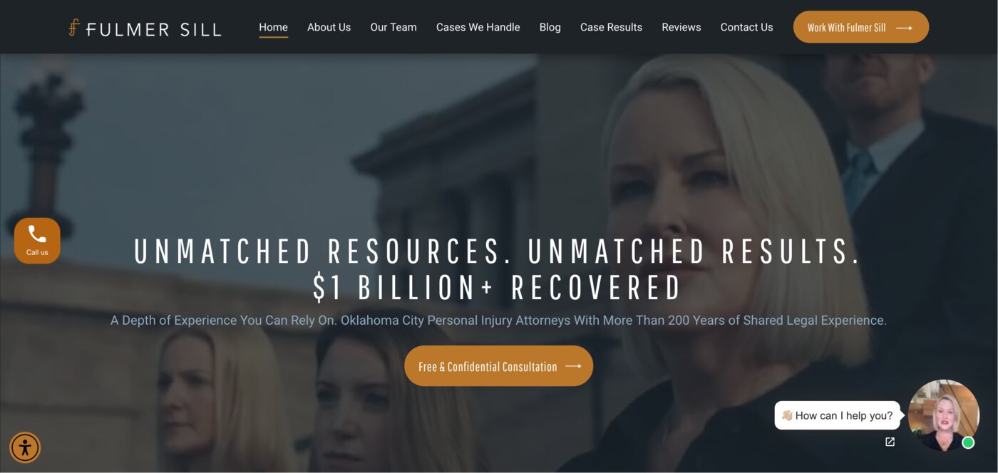 Fulmer Sill is an Oklahoma-based personal injury law firm representing individuals and families in complex injury and wrongful death cases.