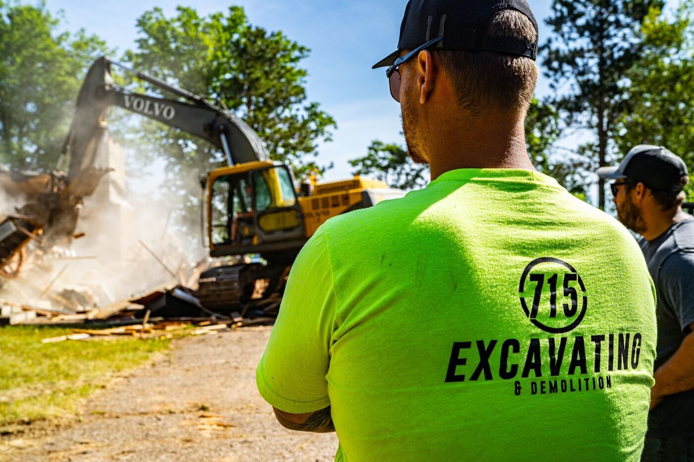 715 Excavating & Demolition is a locally owned, fully insured excavation and demolition company based in Eau Claire, Wisconsin, serving West Central Wisconsin and now extending its support to the Fox Valley region following the July 2026 tornado by providing tornado cleanup.