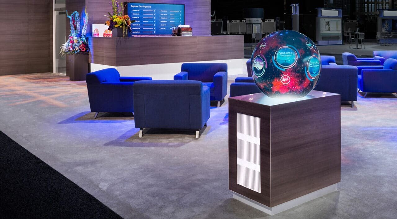 interactive booth display