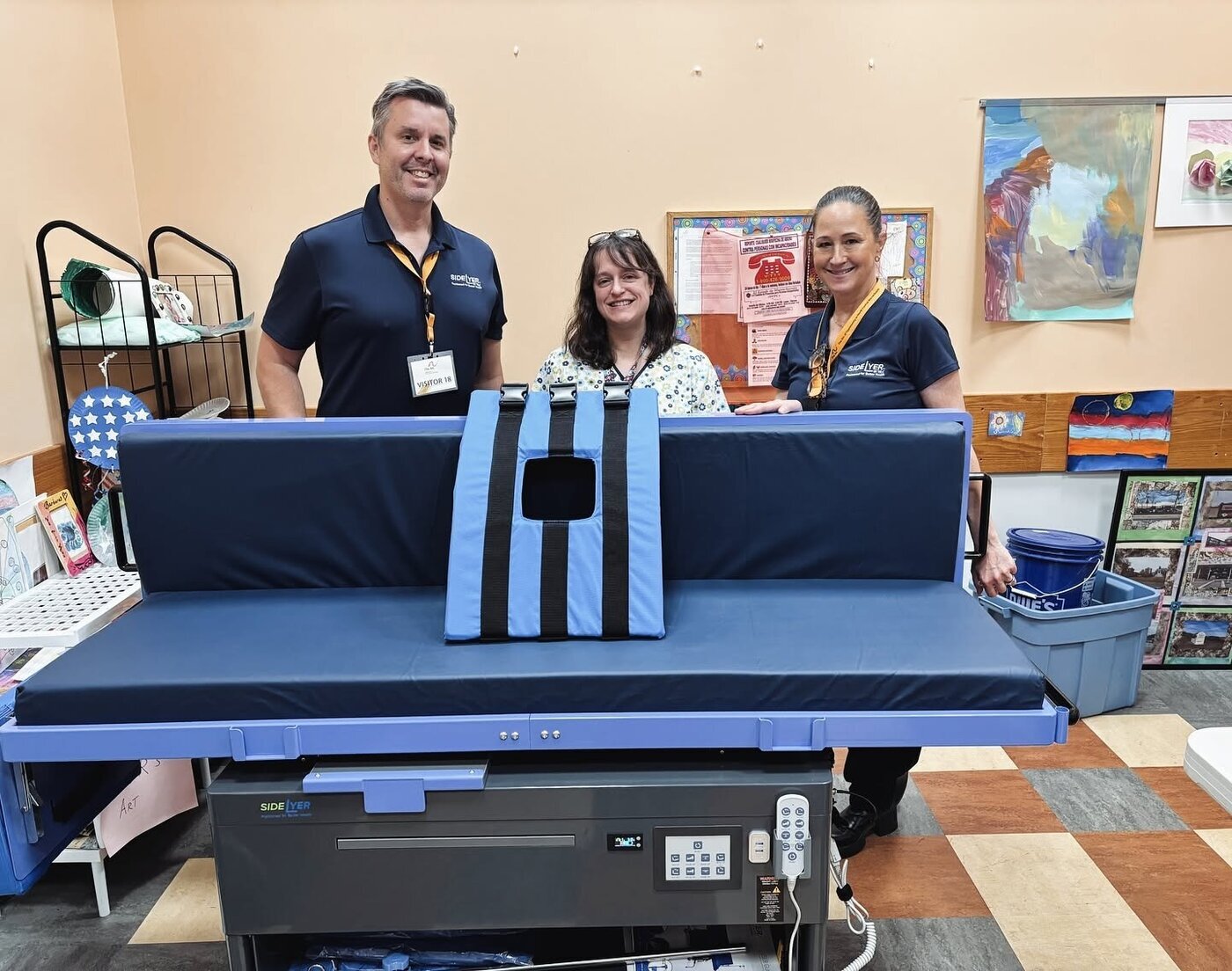 SideLyer designs and manufactures motorized patient repositioning technology for healthcare, rehabilitation, residential care, and disability-service environments.