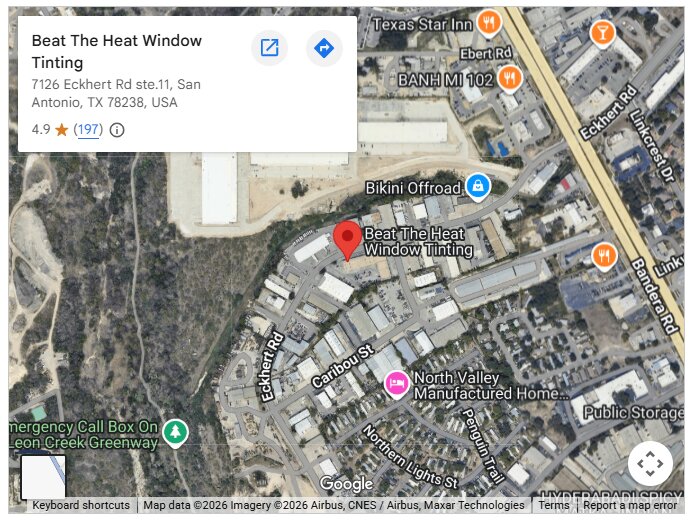 Beat The Heat Window Tinting