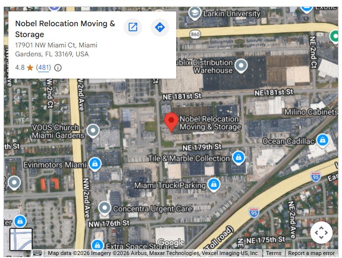 Nobel Relocation Moving & Storage