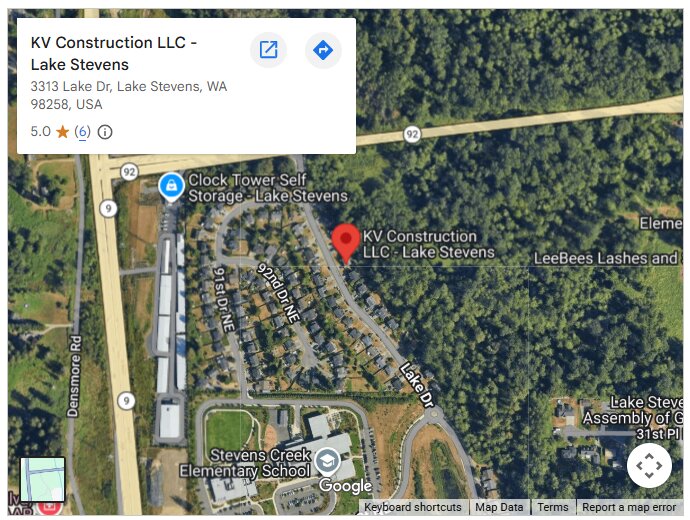 KV Construction LLC - Lake Stevens