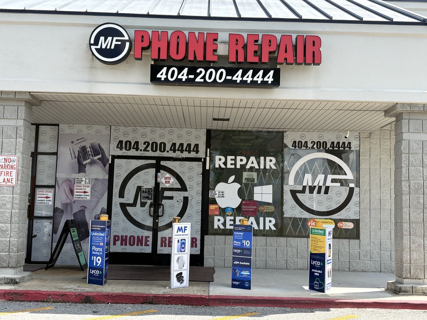 MF Phone Repair has provided fast, affordable, and reliable device repair across Metro Atlanta for over eight years, with locations in Smyrna and Marietta.
