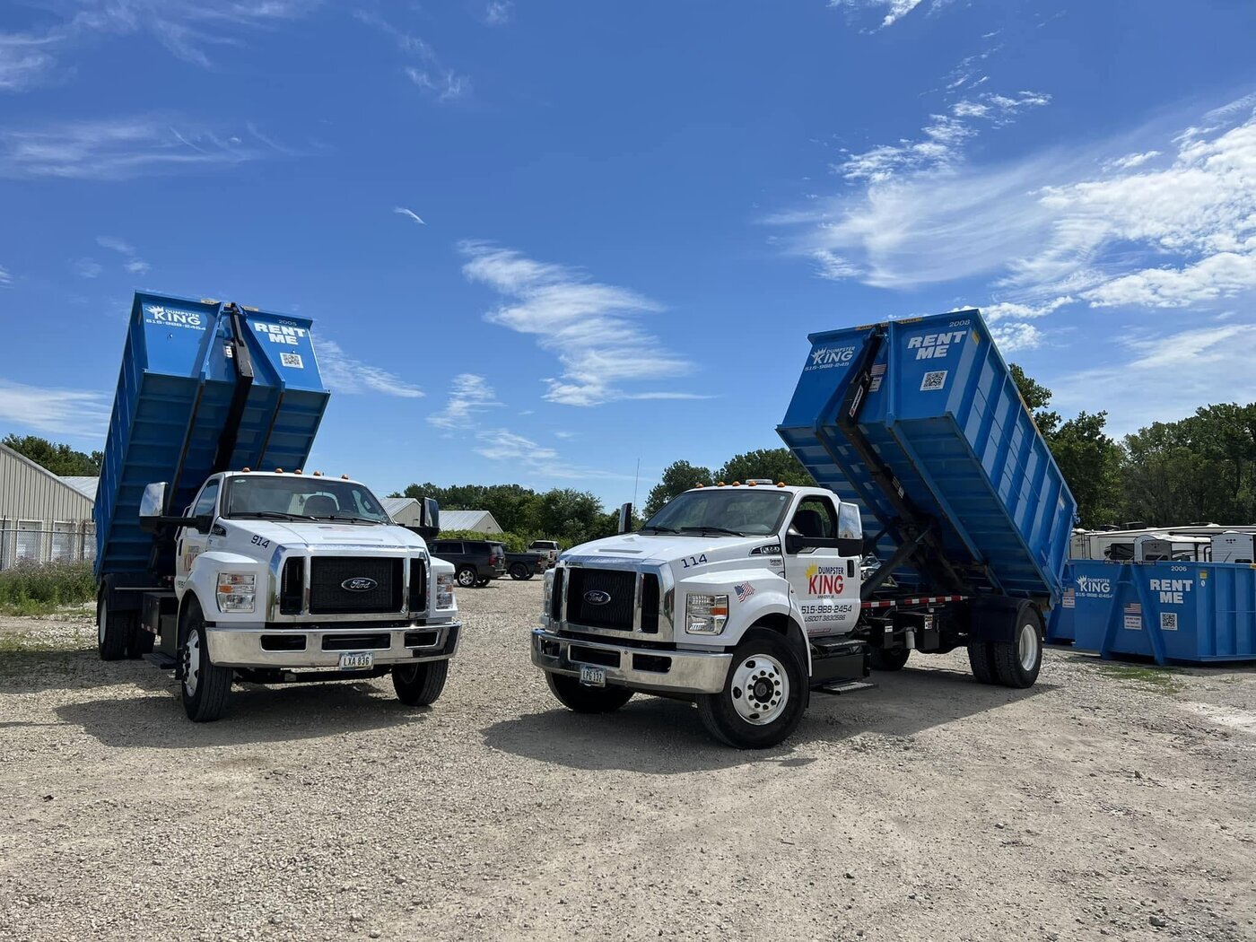Dumpster King is a family-owned roll-off dumpster rental company headquartered in Ankeny, Iowa, with an additional location in Pleasant Hill.