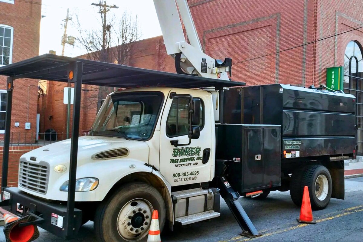Baker Tree Services is a professional tree care company serving Frederick County and surrounding Maryland communities, including Frederick, Thurmont, and the broader region.
