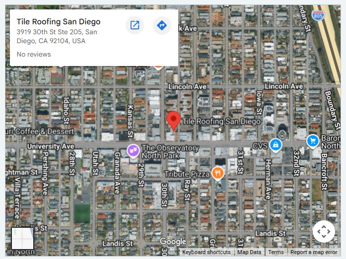 Tile Roofing San Diego