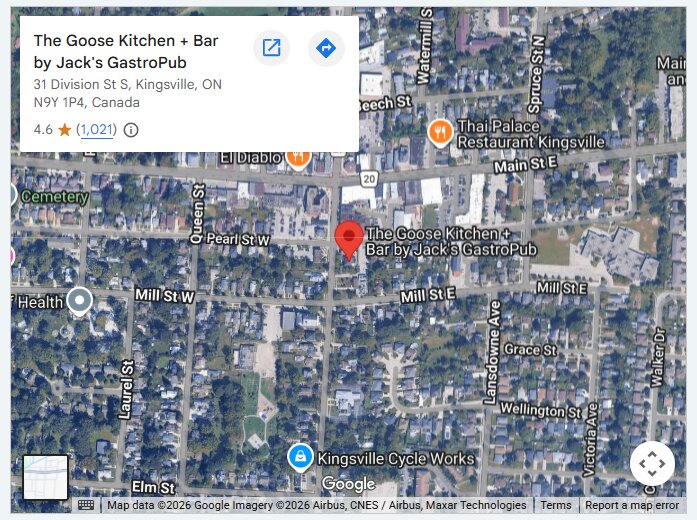 The Goose Kitchen + Bar by Jack's GastroPub