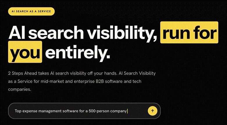 2 Steps Ahead, based in Utrecht, the Netherlands, is a GEO and AEO agency for B2B tech and software companies.