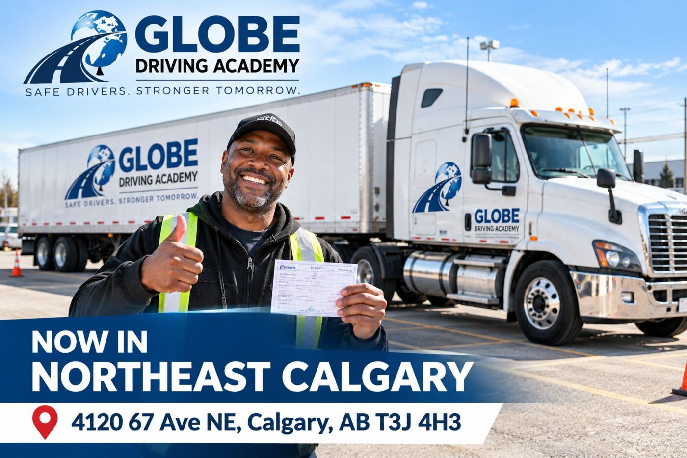 Globe Driving Academy is an Alberta Transportation-certified driving school Calgary students can access from its Northeast Calgary location.