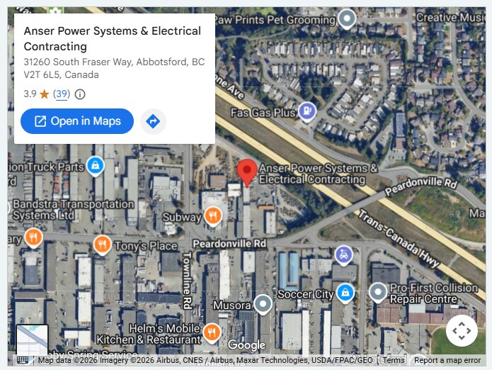 Anser Power Systems & Electrical Contracting