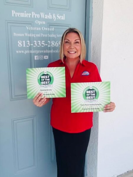 Premier Pro Wash & Seal is a veteran- and woman veteran-owned, family-operated exterior cleaning company serving the greater Tampa Bay area from its Apollo Beach, Florida base.