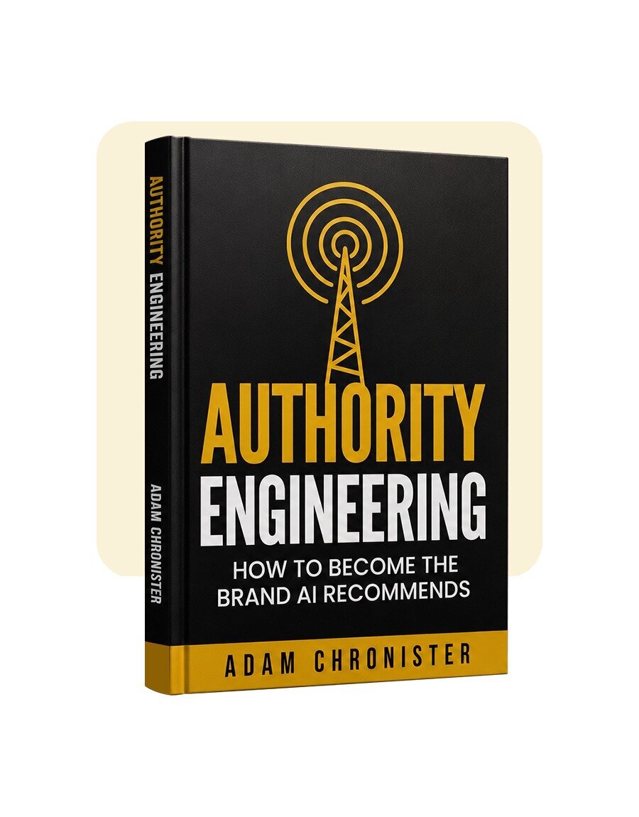 Authority Engineering, Chronister's 2026 book, supplies the framework behind his Oct. 21 session on AI brand authority.