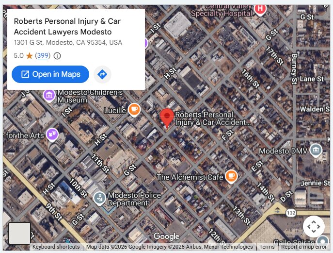 Roberts Personal Injury & Car Accident Lawyers Modesto