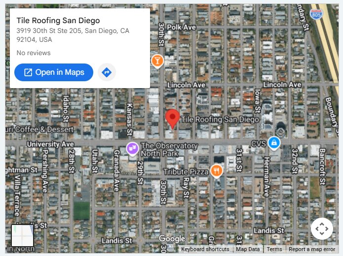 Tile Roofing San Diego