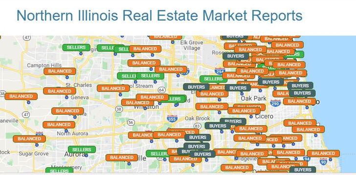 Chicago area real estate market reports