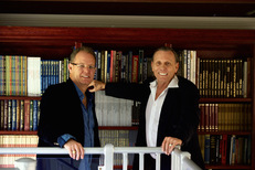 Right to left: Mr. Kenneth W. Welch Jr, President and C.E.O. of Global Oceanic Designs, along with Mr. Georg Engelmann, C.E.O. and President at Diamond Infrastructure Development, Inc.