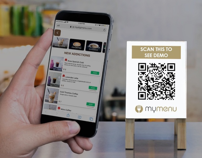 MyMenu - Do not wait for the waiter, order by phone. Use QR Code. 