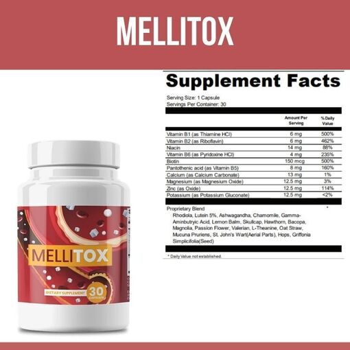 Mellitox is an all-natural supplement that claims to help balance the level of glucose in the body.
