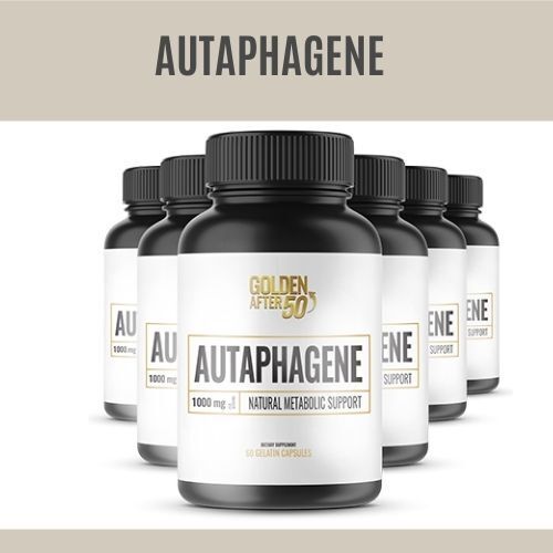 Autaphagene supplement - Full info on the weight management and weight loss Autaphagene by Golden After 50. Details on Autaphagene, reviews, where to buy, ingredients, benefits, side effects, dosage.