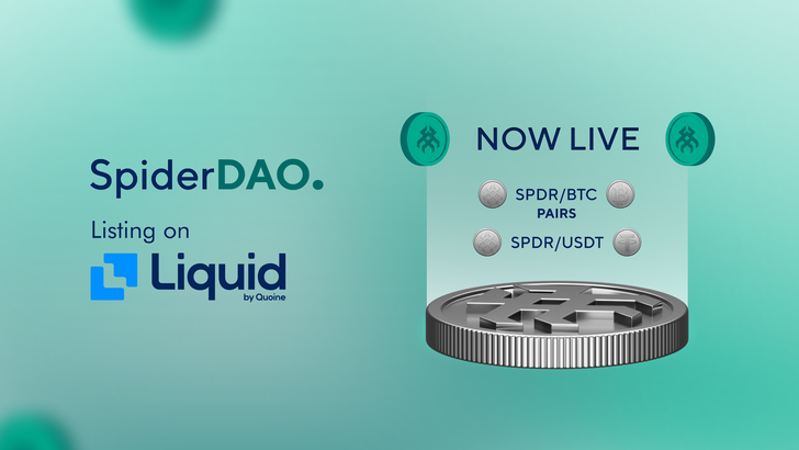 SpiderDAO’s $SPDR Token Listed on Liquid Exchange