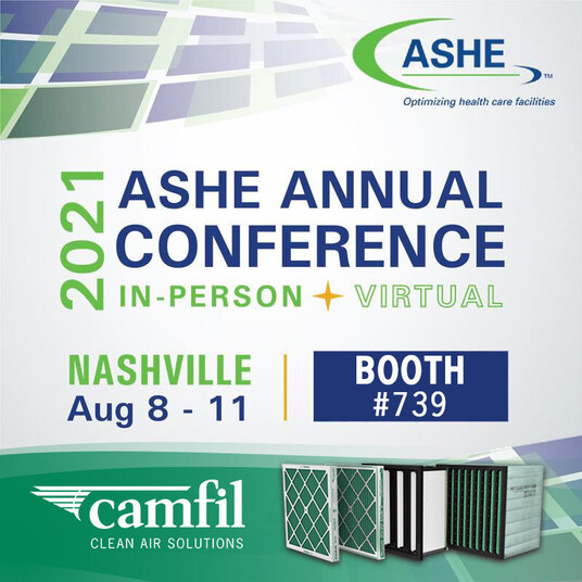 Camfil to Host Live 5-Star Product Showcase at 2021 ASHE Annual Conference in Nashville