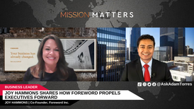 Joy Hammons was interviewed on the Mission Matters Business Podcast by Adam Torres.