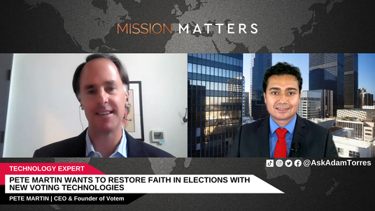 Pete Martin Wants to Restore Faith in Elections with New Voting Technologies