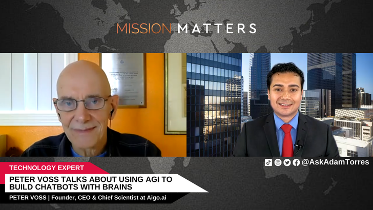 Peter Voss was interviewed on Mission Matters Innovation Podcast by Adam Torres. 