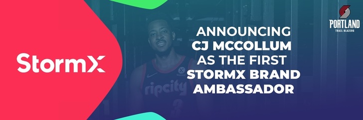 StormX Announces NBA Star CJ McCollum  as Official Brand Ambassador