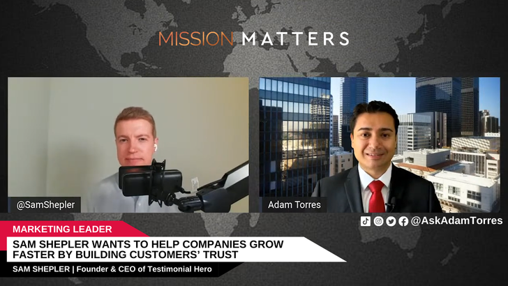 Sam Shepler was interviewed on Mission Matters Marketing Podcast by Adam Torres. 