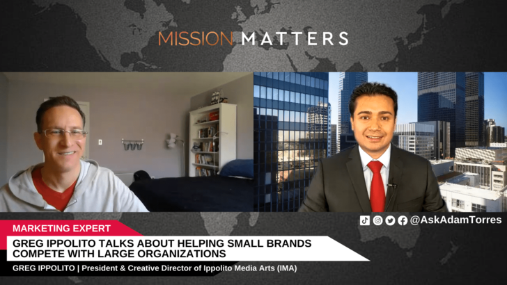 Greg Ippolito was interviewed on Mission Matters Marketing Podcast by Adam Torres.