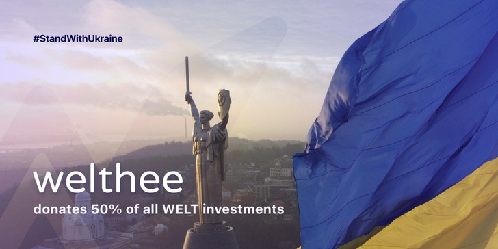 Welthee donates 50% of earnings from March token sales